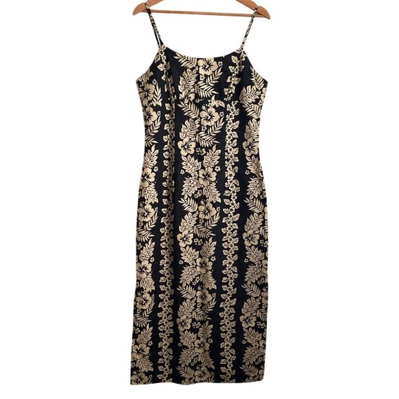 Ky'S Dresses & Skirts - Vtg 90s KYs Empire Waist Maxi Sundress Size Large Hawaiian Floral Made in Hawaii
